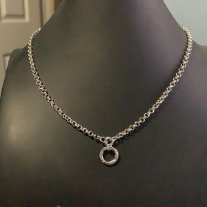 NWT MYKA BRIGHT RHODIUM SILVER NECKLACE CH2008